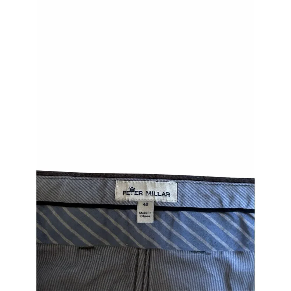 Peter Millar Pants Superior Soft Corduroy Five-Pocket Smoke‎ Gray 40x32